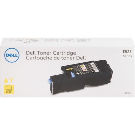 Dell Dell 3581G Original Standard Yield Laser Toner Cartridge - Yellow - 1 Pack - 1400 Pages 593BBJW